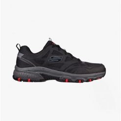 Buty trekkingowe męskie SKECHERS HILLCREST. Czarne trekkingi męskie Skechers, bez zapięcia. Za 262.00 zł.