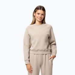 Bluza damska Pitbull Discovery Crewneck Sweatshirt. Brązowe bluzy damskie PITBULL, m, bez wzorów, z bawełny, eleganckie, bez ramiączek, bez kaptura. Za 169.99 zł.