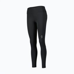 Legginsy do biegania damskie SCOTT Endurance Full Tights. Czarne legginsy damskie Scott, bez wzorów, z elastanu. Za 289.99 zł.