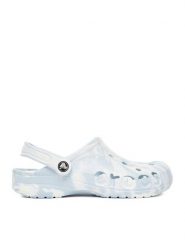 Crocs Klapki C-BAYA MARBLED CLOG 206935-94S Niebieski. Niebieskie klapki damskie Crocs, bez wzorów, z tworzywa sztucznego, bez obcasa, bez zapięcia. Za 189.99 zł.