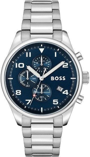 Zegarek Hugo Boss Zegarek Męski Hugo Boss 1513989 ( 44 mm). Zegarki męskie Hugo Boss, bez wzorów. Za 1,171.99 zł.