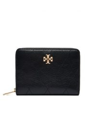 Tory Burch Portfel Charlie 186098 Czarny. Czarne portfele damskie Tory Burch, ze skóry. Za 984.99 zł.