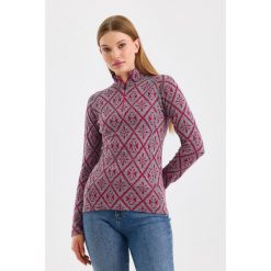 Bluza termoaktywna Woolona Venus z Długim Rękawem 100% Merino. Niebieskie bluzy damskie WOOLONA, xl, bez wzorów, z wełny, sportowe, bez ramiączek, bez kaptura. W wyprzedaży za 351.00 zł.