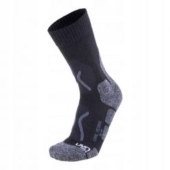Skarpety trekkingowe męskie Uyn Cool Merino Trekking Socks. Czarne skarpety męskie UYN, bez wzorów. Za 99.99 zł.