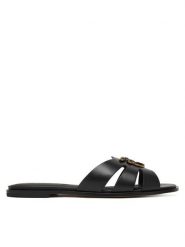 PINKO Klapki Milly 04 SD0463 P001 Czarny. Czarne klapki damskie Pinko, bez wzorów, ze skóry, bez obcasa, bez zapięcia. Za 919.99 zł.