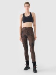 4F Legginsy z wysokim stanem damskie - multikolor L. Legginsy damskie 4F, bez wzorów, z dzianiny. W wyprzedaży za 59.99 zł.