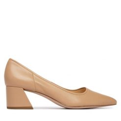 Czółenka HÖGL. Brązowe czółenka damskie HÖGL, bez wzorów, bez obcasa, bez zapięcia. Za 739.99 zł.