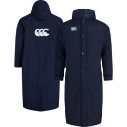 Parka Canterbury Club Subs. Niebieskie parki męskie CANTERBURY, na zimę, m, bez wzorów, z softshellu, bez kołnierzyka, bez kaptura. Za 743.50 zł.