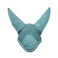 Czapka z muchą dla koni Premier Equine. Niebieskie czapki damskie PREMIER EQUINE, bez wzorów, eleganckie. Za 217.50 zł.