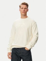 KARL LAGERFELD Bluza 705011 563900 Biały Regular Fit. Białe bluzy męskie KARL LAGERFELD, m, bez wzorów, z bawełny, bez ramiączek, bez kaptura. Za 619.99 zł.