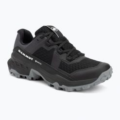 Buty turystyczne damskie Mammut Girun II Low GTX. Czarne obuwie trekkingowe damskie Mammut, bez zapięcia. Za 509.99 zł.
