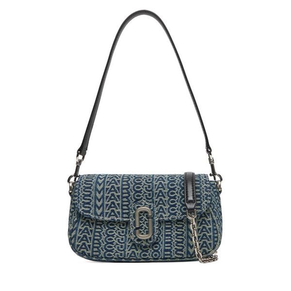 Torebka Marc Jacobs. Niebieskie torebki do ręki damskie Marc Jacobs, bez wzorów, bez dodatków. Za 939.99 zł.