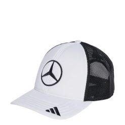 Czapka Mercedes - AMG Petronas Formula One Team Snapback Star Trucker. Białe czapki damskie Adidas, bez wzorów, z materiału, retro. Za 199.00 zł.