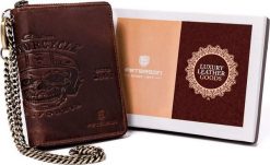 Peterson Skórzany portfel męski na zamek Peterson NoSize. Portfele męskie Peterson, bez wzorów. Za 178.95 zł.