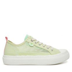 Trampki Roxy. Zielone trampki i tenisówki damskie Roxy, bez wzorów, bez zapięcia. Za 119.99 zł.