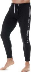 Brubeck LE12780 Spodnie męskie FUSION z długą nogawką czarny M. Czarne spodnie sportowe męskie Brubeck, m, bez wzorów. Za 155.00 zł.