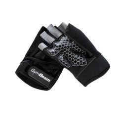 Rękawiczki do ćwiczeń GymBeam Grip Black. Czarne rękawiczki męskie GYMBEAM, bez wzorów. Za 42.90 zł.