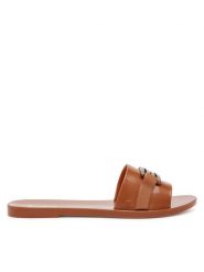 Melissa Klapki Melissa Babe M Chic Ad 36000 Brązowy. Brązowe klapki damskie Melissa, bez wzorów, z tworzywa sztucznego, bez obcasa, bez zapięcia. Za 269.99 zł.