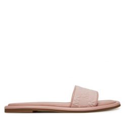 Klapki MICHAEL Michael Kors. Czerwone klapki damskie MICHAEL Michael Kors, bez wzorów, bez obcasa, bez zapięcia. Za 349.99 zł.
