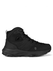 Hunter Trekkingi H1-061 Czarny. Czarne botki męskie Hunter, bez wzorów, z nubiku, bez obcasa, bez zapięcia. Za 459.99 zł.