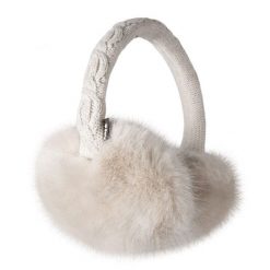 Czapka z futra Barts. Białe czapki damskie Barts, na zimę, bez wzorów, sportowe. Za 212.50 zł.