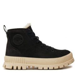 Trapery Palladium. Czarne trapery damskie Palladium, bez zapięcia. Za 579.99 zł.