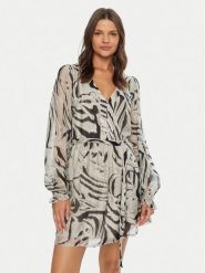 Guess Sukienka codzienna Marcelle W4BK41 WE550 Biały Regular Fit. Białe sukienki damskie Guess, na co dzień, s, z aplikacjami, z wiskozy, bez kołnierzyka, bez ramiączek, proste. Za 409.99 zł.