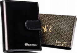 Rovicky Skórzany, duży portfel męski z systemem RFID. Portfele męskie ROVICKY, bez wzorów. Za 129.00 zł.