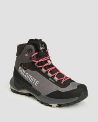 Buty damskie Dolomite VERNALE HIGH GTX GUNMETAL GREY/BLACK. Szare obuwie trekkingowe damskie Dolomite, z gore-texu, przed kolano, bez zapięcia. Za 919.99 zł.