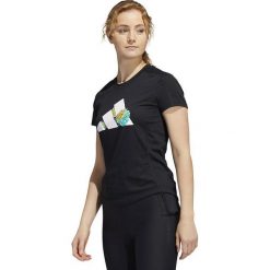 Adidas Koszulka adidas IWD G T HA6658 HA6658 czarny S. Czarne bluzki damskie Adidas, s, bez wzorów, bez kołnierzyka, bez ramiączek. Za 99.59 zł.