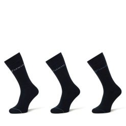 Skarpety długie Emporio Armani. Niebieskie skarpety męskie Emporio Armani, bez wzorów. Za 99.99 zł.