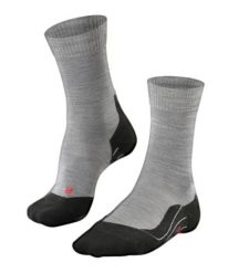 Skarpetki Falke TK5. Szare skarpety męskie Falke, bez wzorów, z materiału. Za 154.50 zł.