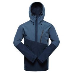 Kurtka męska turystyczna wodoodporna 10.000 Norem 3. Szare kurtki męskie Alpine Pro, m, bez wzorów, sportowe, bez kaptura. W wyprzedaży za 729.00 zł.