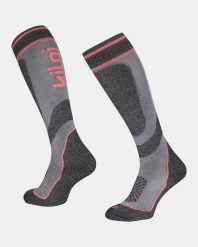 Skarpety narciarskie unisex Kilpi ANXO-U. Szare skarpetki damskie Kilpi, bez wzorów, z dzianiny. Za 113.50 zł.