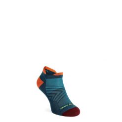 Skarpety biegowe Darn Tough Run No Show Tab Ultra-Lightweight with Cushion. Zielone skarpety męskie DARN TOUGH, bez wzorów. Za 114.99 zł.