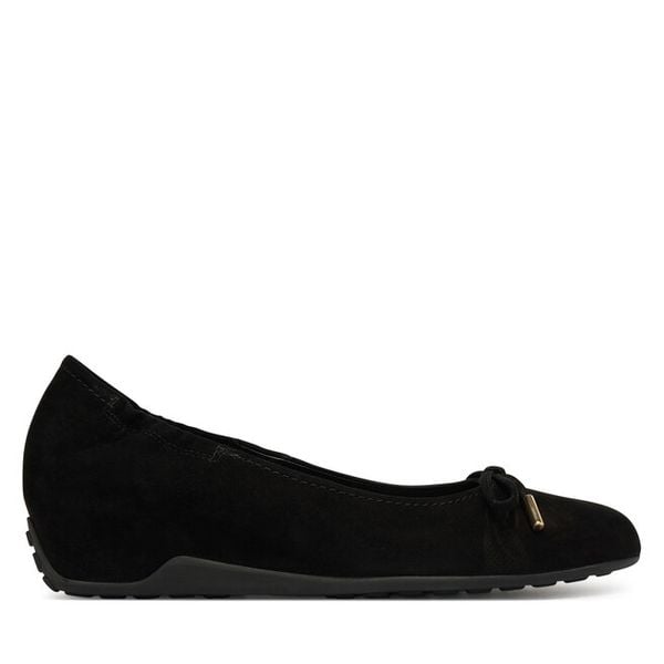 Półbuty HÖGL. Czarne półbuty damskie HÖGL, bez wzorów, bez obcasa, na koturnie, bez zapięcia. Za 559.99 zł.