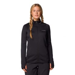 Columbia Bluza Crystal Leaf 2085333010. Czarne bluzy damskie Columbia, bez wzorów, sportowe, bez ramiączek, bez kaptura. Za 336.99 zł.
