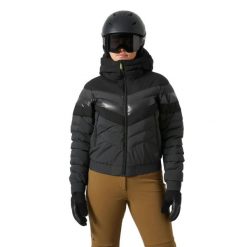 Damska kurtka narciarska Helly Hansen Imperial. Czarne kurtki sportowe damskie Helly Hansen, s, bez wzorów, z materiału, bez ramiączek, bez kaptura, narciarskie. Za 1,119.20 zł.