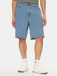 Vans Szorty jeansowe Check-5 VN000C9V Niebieski Baggy Fit. Niebieskie szorty męskie Vans, bez wzorów, z bawełny. Za 189.99 zł.