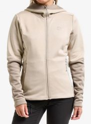 Bluza rozpinana damska Didriksons Anneli Fullzip 3. Brązowe bluzy damskie Didriksons, l, bez wzorów, z elastanu, bez ramiączek, bez kaptura. Za 388.25 zł.
