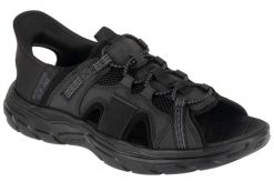 Sandały męskie, Slip-Ins: Revolted SS - Merrick. Brązowe sandały męskie Skechers, bez wzorów, z materiału, sportowe, bez zapięcia. Za 329.99 zł.