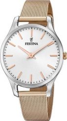 Zegarek Festina Zegarek damski Festina F20506-1 srebrny. Szare zegarki damskie Festina, srebrne. Za 441.00 zł.