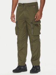 Parajumpers Spodnie materiałowe Baste 25SMPMPATW06 Zielony Regular Fit. Zielone spodnie materiałowe męskie Parajumpers, bez wzorów, z bawełny. Za 719.99 zł.