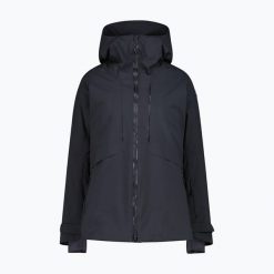 Kurtka narciarska damska CMP 34W4006. Czarne kurtki sportowe damskie CMP, na zimę, bez wzorów, bez ramiączek, bez kaptura, narciarskie. Za 559.99 zł.