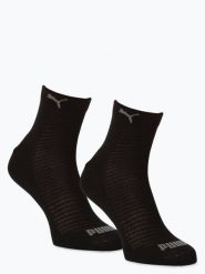 Puma skarpety do obuwia sportowego pakowane po 2 szt. Kobiety Bawełna czarny, 39-42. Czarne skarpetki damskie Puma, bez wzorów, z bawełny. Za 44.95 zł.