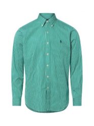 Polo Ralph Lauren koszula codzienna Mężczyźni Regular Fit Bawełna zielony, M. Zielone koszule męskie Polo Ralph Lauren, m, bez wzorów, z bawełny, bez kołnierzyka, bez ramiączek. Za 689.95 zł.