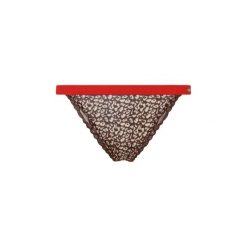 Figi damskie Pepe Jeans Animal Thong. Brązowe majtki damskie Pepe Jeans, z jeansu. W wyprzedaży za 86.10 zł.