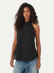 G-Star Raw Top Fluid D29383-E515 Czarny Regular Fit. Czarne topy damskie G-Star Raw, xs, bez wzorów, z lyocellu, retro, bez kołnierzyka, bez ramiączek. Za 262.99 zł.
