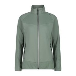 Bluza damska turystyczna CMP 34E2966. Zielone bluzy damskie CMP, xl, bez wzorów, sportowe, bez ramiączek, bez kaptura. Za 283.00 zł.
