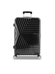 Semi Line Walizka średnia T5765-2 Czarny. Czarne walizki męskie Semi-line, bez wzorów, z syntetyku, średnie. Za 199.99 zł.